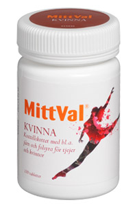 MittVal kvinna - kosttillskott för tjejer och kvinnor MittVal kvinna - kosttillskott för tjejer och kvinnor